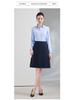 Black High Waist Slim A-Line Skirt with Slit - New Trend, Elegant, Short, and Sophisticated Design