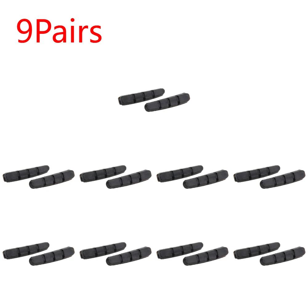 1-10Pairs Brake pads for Alloy Rims Dura Ace Ultegra 105 Rubber V Brake Blocks Road Bike Brake Pads Outdoor Cycling Accessories
