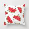 Luxury Home Decor Office Seat Cushion Cover Creative Cartoon Watermelon Banana Print Fashion Pillow Cover