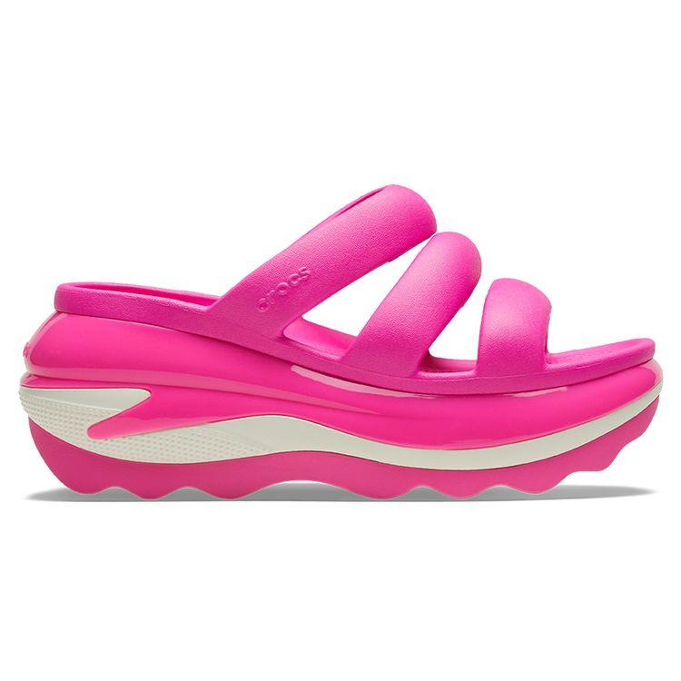 Crocs Classic Light Wheel Slide Sandals Women Sandals Hot-Pink 209842-6TW