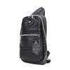 MADDEN Equipment TMPI02 Body Bag Black Synthetic Leather One-Shoulder Sling Crossbody Compact Urban Casual