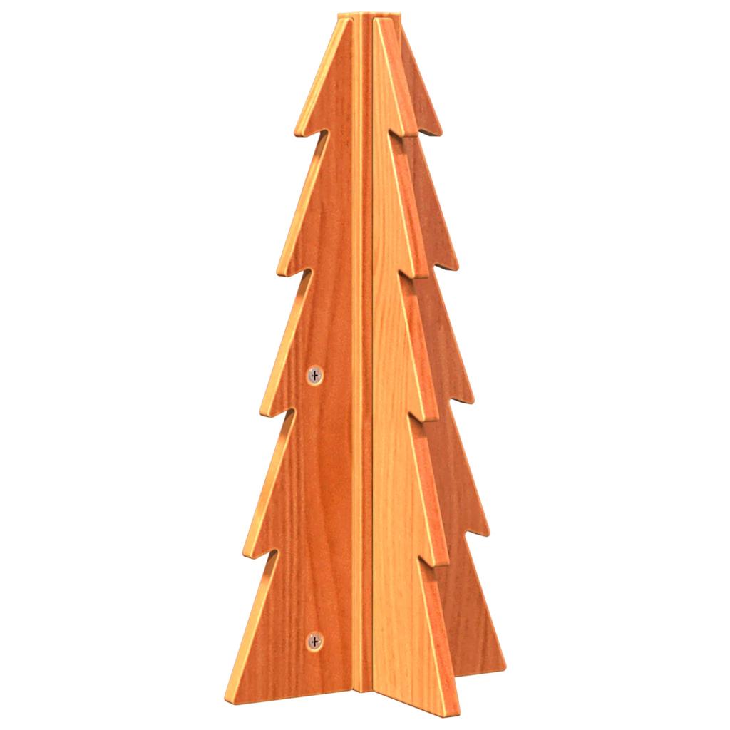 Wooden Christmas Tree for Decorating 49 Cm Solid Pine Wood