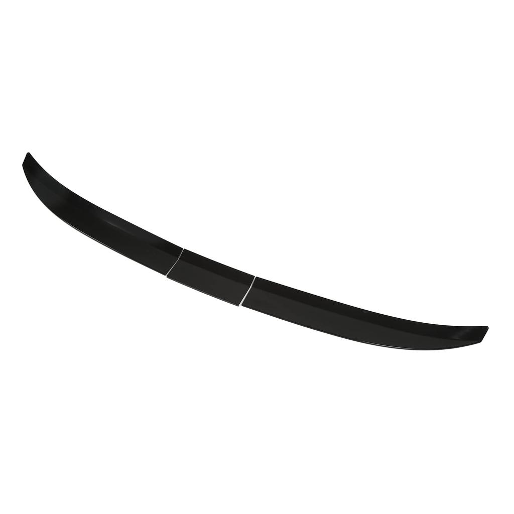 3-Piece Adjustable Tailgate Spoiler Wing, Gloss Black Rear Trunk Spoiler Lip for Toyota Civic, Universal Fitment