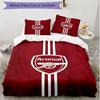 3pcs Duvet Cover Set (1*Duvet Cover + 2*Pillowcase, Without Core), Football team.C Print Soft All‑Season Bedding Set, Home Bedroom Decor Gift