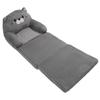 Kids Couch Toddler Chair Plush Cute Cat Fold Out Floor Seating Cushion Armrest Sofa Bed for Napping