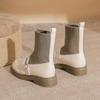 Flat Ankle Boots Autumn and Winter Socks Boots for Women All-match Knitted Stretch Boots