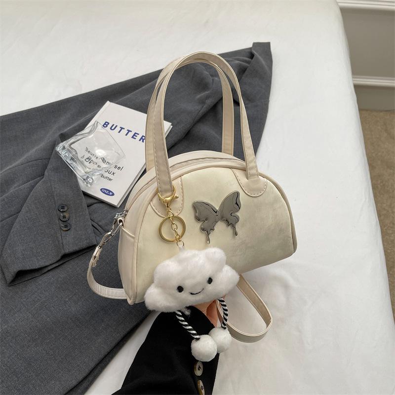 Niche design bag women's 2025 new fashionable and beautiful handbag casual simple shoulder messenger bag shell bag