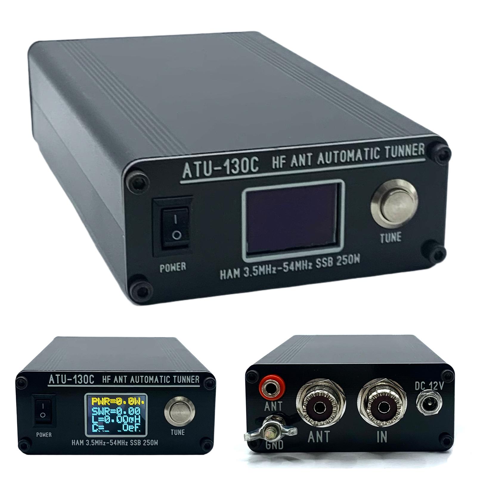 ATU130 3,5-54 МГц 250 Вт Антенный тюнер КВ Автоматический антенный тюнер Микро антенный тюнер Мини антенный тюнер для домашнего и автомобильного использования China Mainland