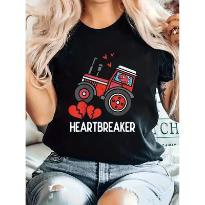 Heartbreaker T Shirt Graphic T Shirt Women T-shirt Short Sleeve Tees Women New Style Women's T Shirt Tee Tops Fashion Clothing