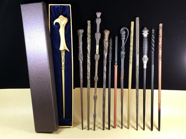 Hermione Granger Magic Wand High-quality Resin Prop Elegant Brown Box