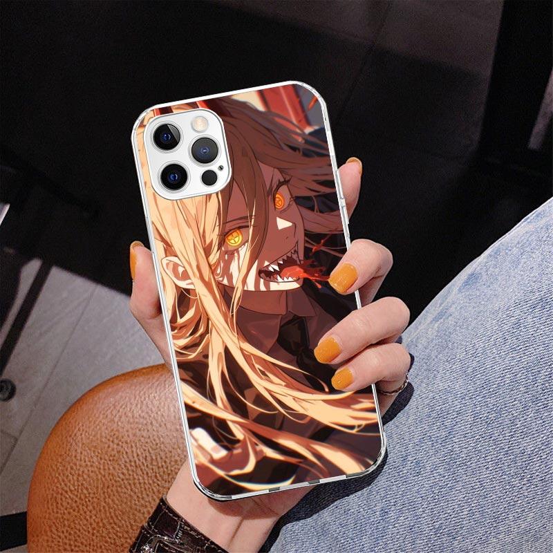 C-Chainsaw Mans Power Phone Case For iPhone 17 Air 16 Pro Max 16E 15 + 14 Plus 11 12 13 Mini 7 8 SE Gift Print Cover Fundas