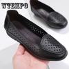 Handmade Leather Soft Shoes Female Flats Lady Round Toe Shoes Loafers Casual Shoes Women