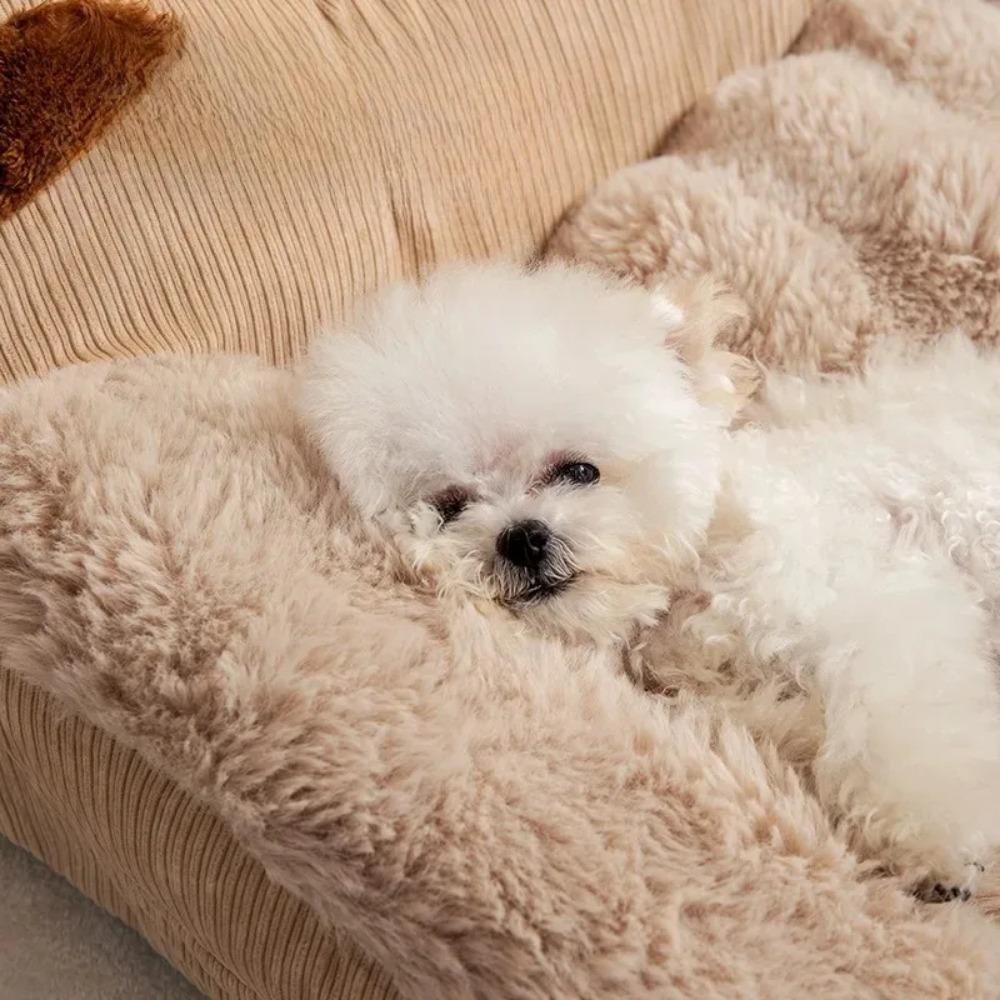 Puppy Bed Accessories Dog Pet Large Dogs Baskets Basket Medium Supplies Beds Fluffy Small Blanket Pets Products Cats Kennel Sofa