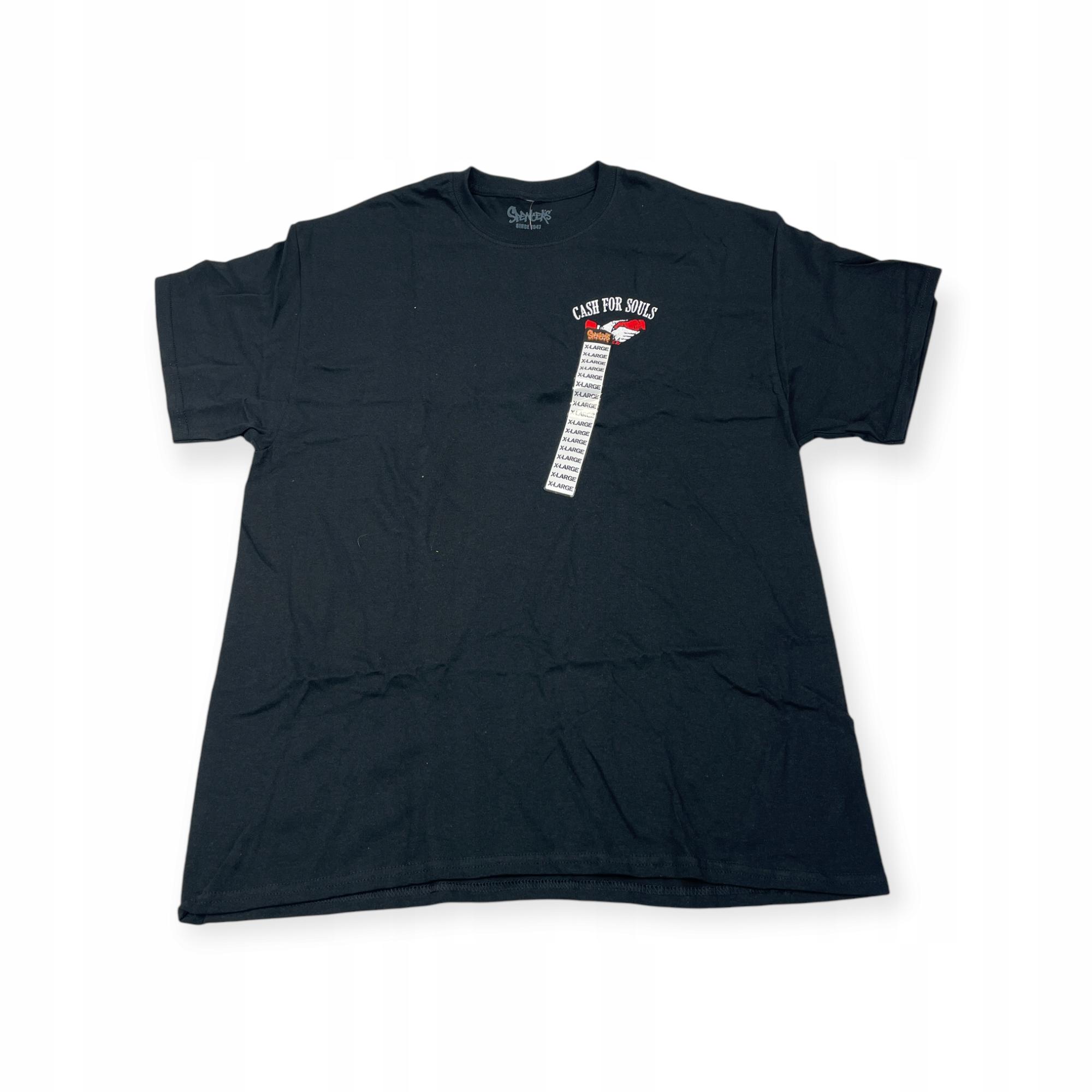 Outletup-clothes Koszulka T-shirt męski okrągły dekolt SPENCER'S NADRUK S