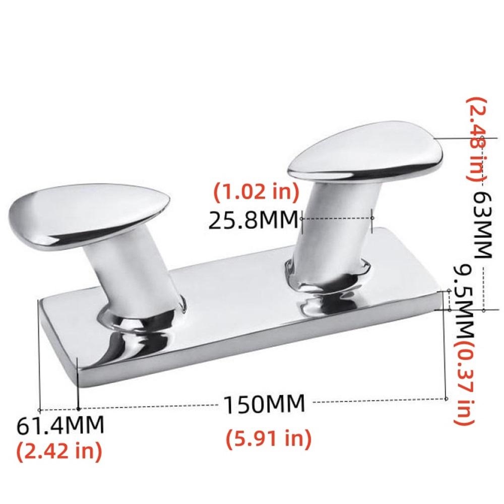

Аксессуары для лодок 316 нержавеющая сталь швартовная утка морская двойная крестовая швартовочная тумба
