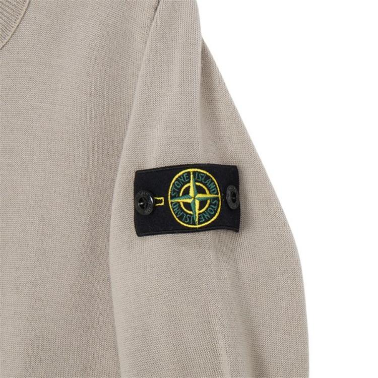 Stone Island Sweater Crew Neck Pullover Badge Long Sleeve Kids Kids sweater K2S165100009S0C04V0095