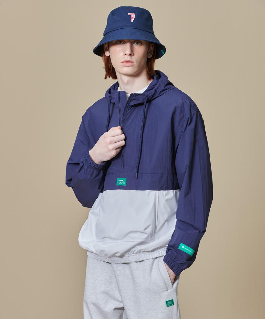 Bbc Earth Woven Hooded Anorak_Dark Blue