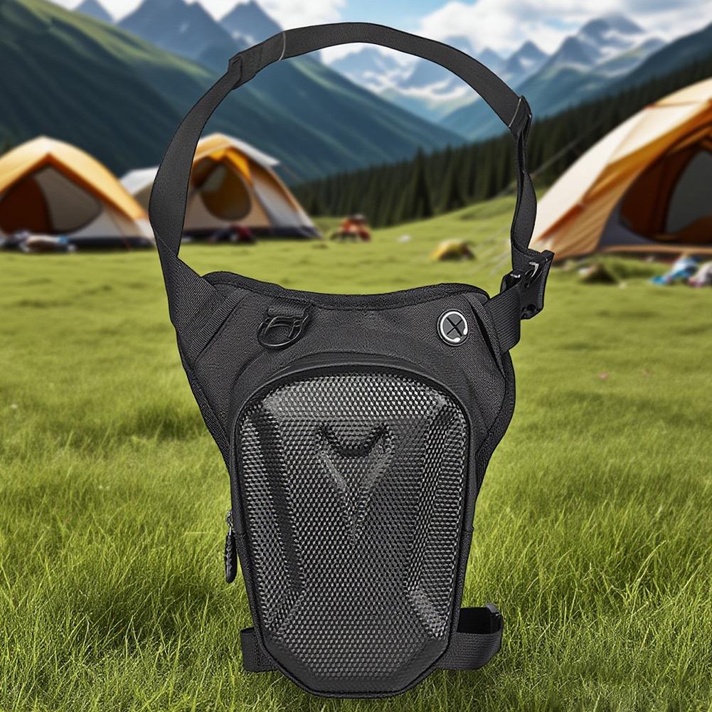 Motorcycle Leg Side Bag Waterproof Hard Shell Motorbike Bag Large Capacity Outdoor Crossbody Bag Camping Hiking Crossbody Bag