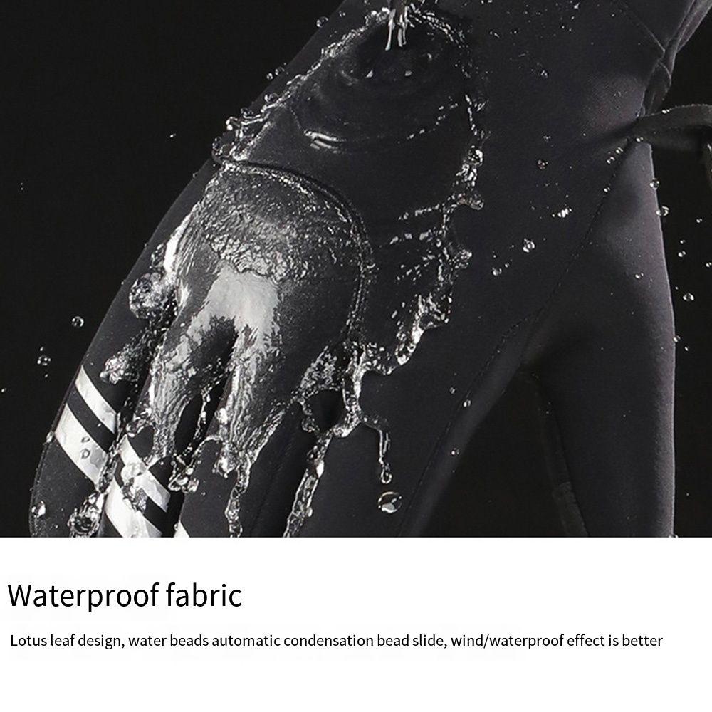 Gift Reflect Light Winter Gloves Ultralight Anti-Slip Touchscreen Gloves Thermal Windproof Outdoor Riding Mittens Motorcycle