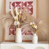 80pcs Pampas Dried Flowers Bunny Rabbit Tail Grass Bouquet Boho Home Marrige Decor Fake Flower Pampa Wedding Festival Decoration