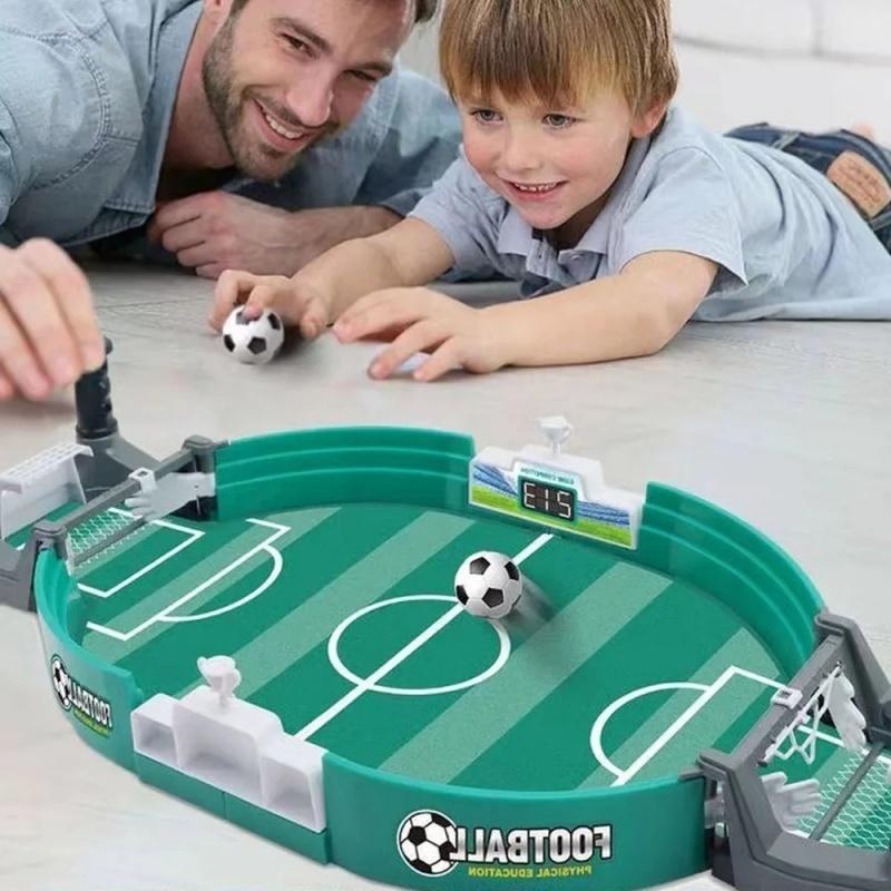 Football Table Interactive Game Tabletop Football Pinball for Family Game, Desktop Sport Board Game for Adults Kids