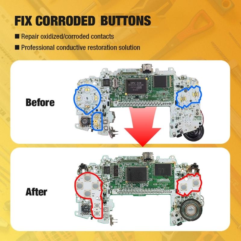 Membrane Button for Game Console Replacement Tactile Upgrade Modification Button Repairing Parts Membrane Button Kit
