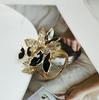 Korean Style Versatile Diamond Butterfly Silk Scarf Ring