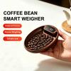 1Pc Coffee Bean Electronic Scale Bean Tray Scale 0.1G High-Precision Walnut Small Solid Wood Italian Coffee Scale