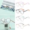 Anti-blue Light Glasses for Kids Fashion Classic Metal Frame Nerd Eye Protection Eyewear Children Cute Cat Paw Computer Goggles
