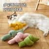 Interactive Cat Toy With Catnip Crinkle Sound - Plush Knotted Pillow Kittens Adult Cats Multi-Color