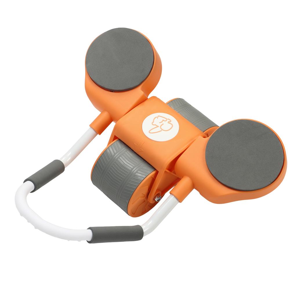 Automatic Rebound Abdominal Wheel with Elbow Support PP EVA Foam Abdominal Exercise Roller Equipment for Core Strength