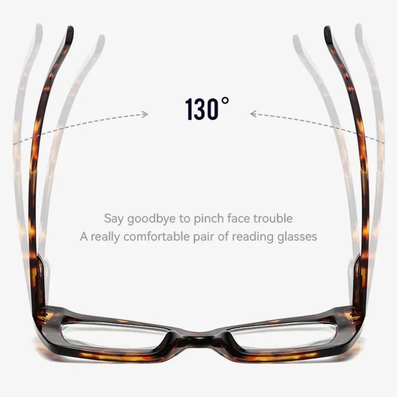 New Photochromic Reading Glasses for Women Men Fashion Oversized Far-sighted Presbyopia Unisex Retro Color Changing Sun Glasses