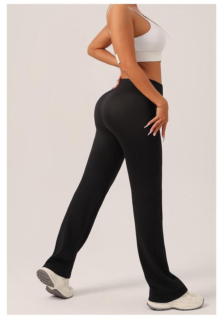 Women's Quick-Dry High Waist Tummy Control Flare Yoga Pants