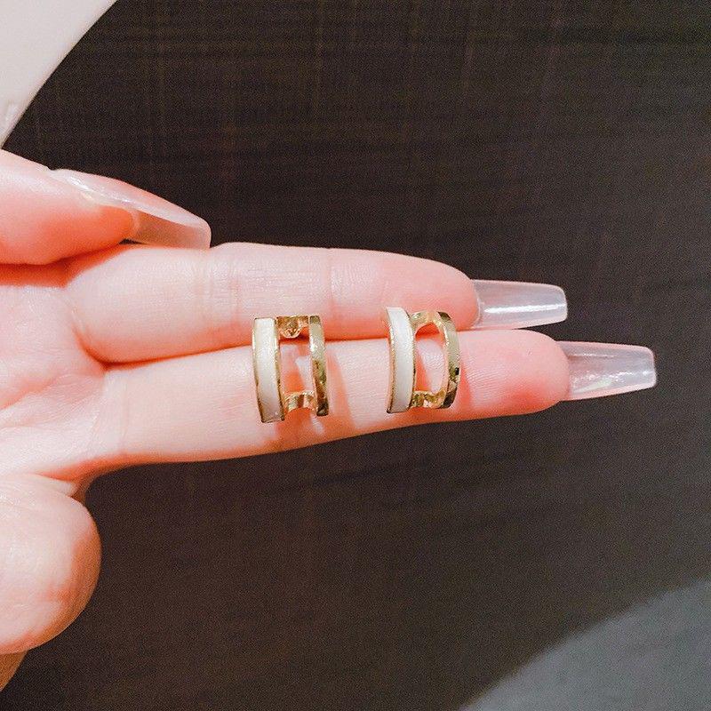 Elegant High-End Geometric Square Earrings for Women