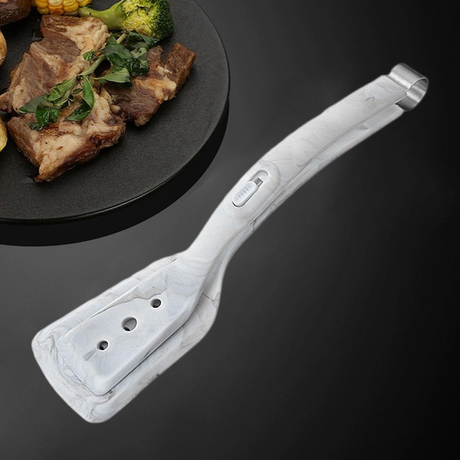 

Щипцы из нержавеющей стали для приготовления пищи на открытом воздухе светло-серый