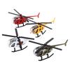 1Pcs New Children Helicopter Toy Alloy Airplane Model Simulation Metal Flying Model Toy Sound and Light Kids Gift
