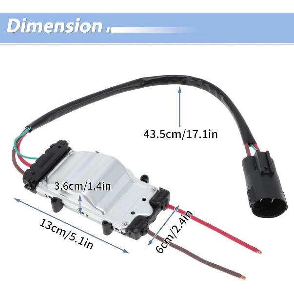 No.1137328558 Engine Cooling Fan Control Module for Ford Focus for Mazda 3 Sport for Volvo C30 V50 C70 S40 04-10 Radiator Fan Control Module Unit