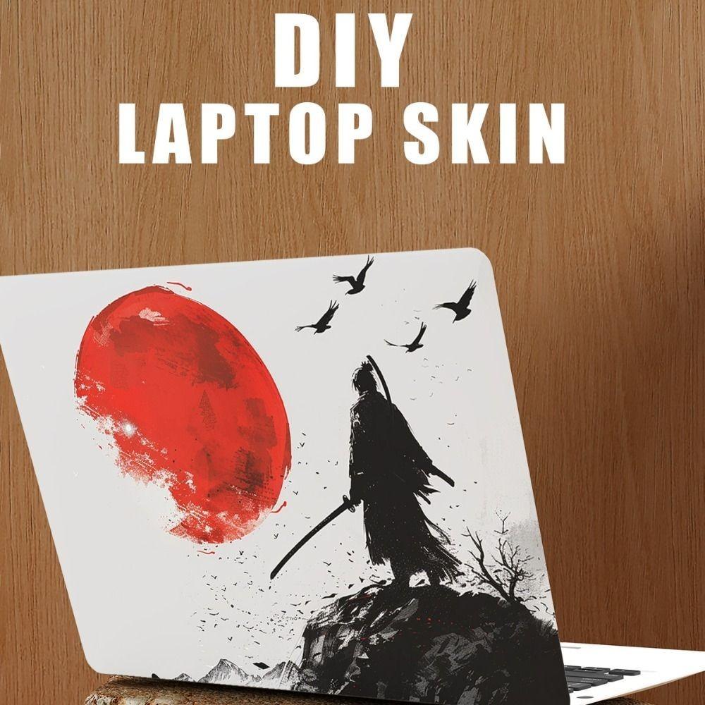 Universal 15 16 17 Inch Laptop Sticker Skins A+C Side Japanese Style DIY Protective Film Waterproof PVC Notebook Computer Cover