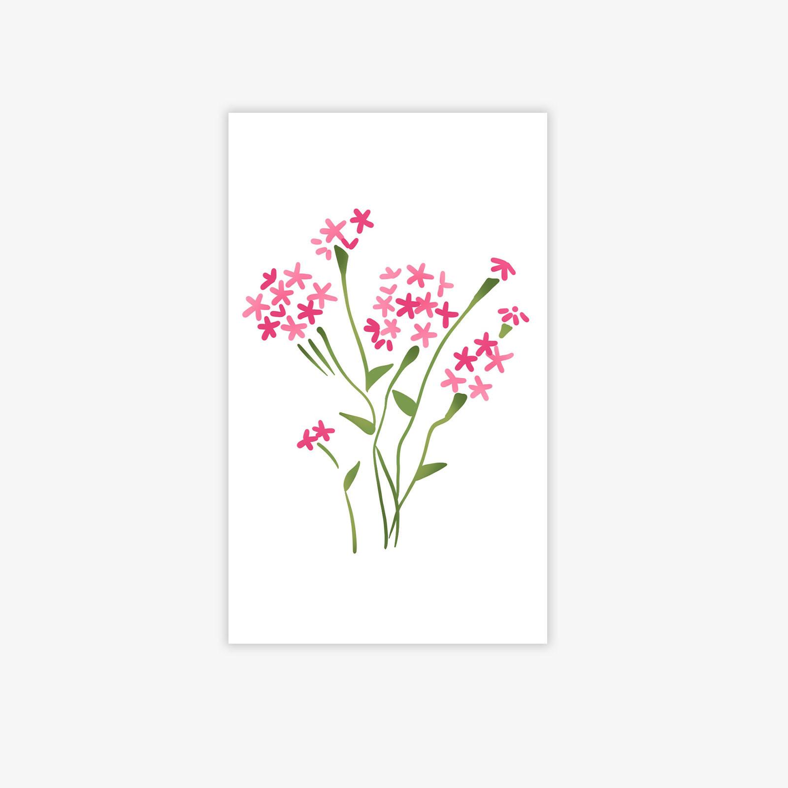 

Retro Small Safflower Tattoo Sticker Gradual Change Smudge, Lasting Waterproof, Advanced Sense Arm Sticker 11*18