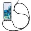 Protective Case - PROSHOP - Samsung Galaxy S20 Plus - Flexible - Transparent-Black - Shockproof