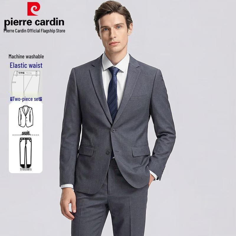 Pierre Cardin Men's Slim Fit Formal Suit Set