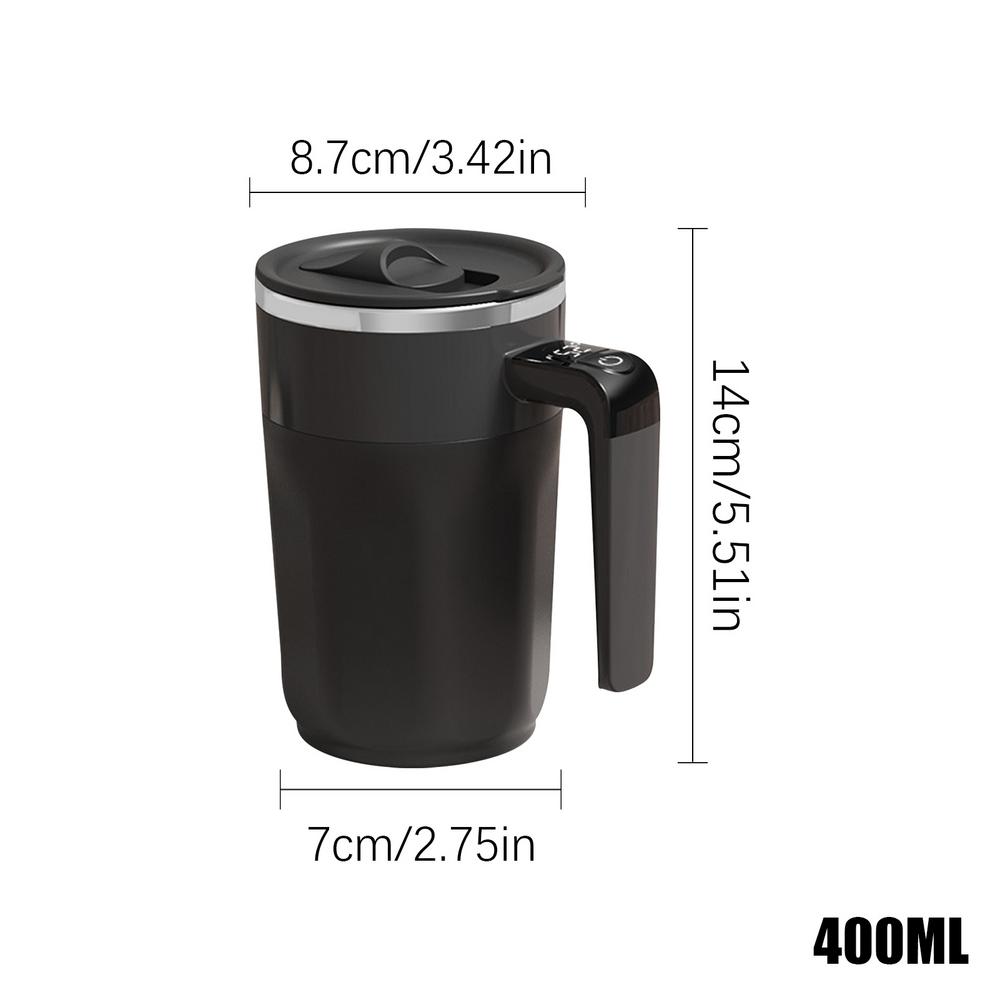 Stainless Steel Automatic Stirring Coffee Mug Portable Safe Coffee Mug USB Rechargeable Automatic Stirring Coffee Mug