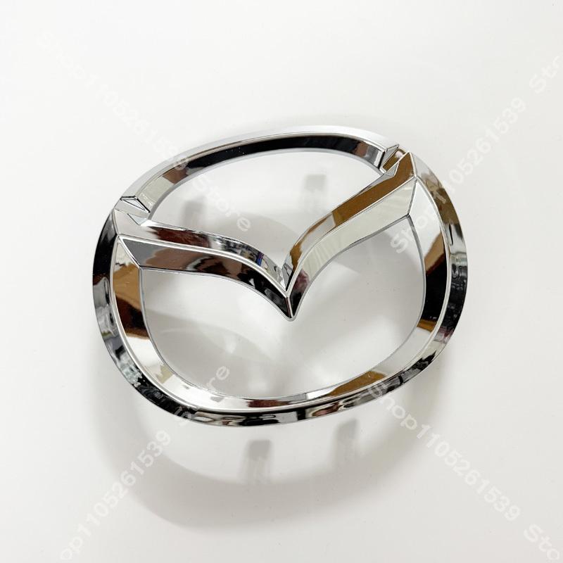 ABS Car Logo Front Grille Rear Trunk Steering Wheel Decoration Sticker For MAZDA2 2009- 2011-2015 16 17-2025 2026 MAZDA2 Emblem BBF3