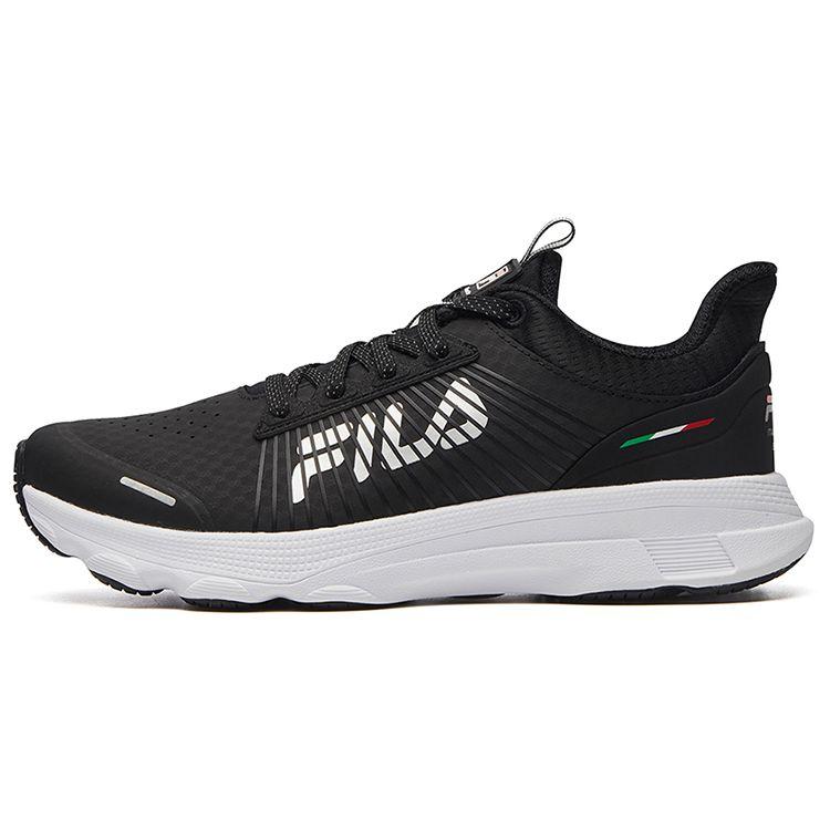 Fila Comfortable Fabric Shock Absorbing Non-Slip Durable Low-Top Shoes Women Sneakers Black A12W042211FBK