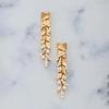 Classic And Fresh Luster Wheat Element Earrings For Women Elegant Fashionable High Quality Long Earings Wedding Fine Jewelry