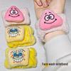 SpongeBob & Patrick Absorbent Face Wash Wristband – Moisture-proof, Cartoon Hairband Sleeve Support