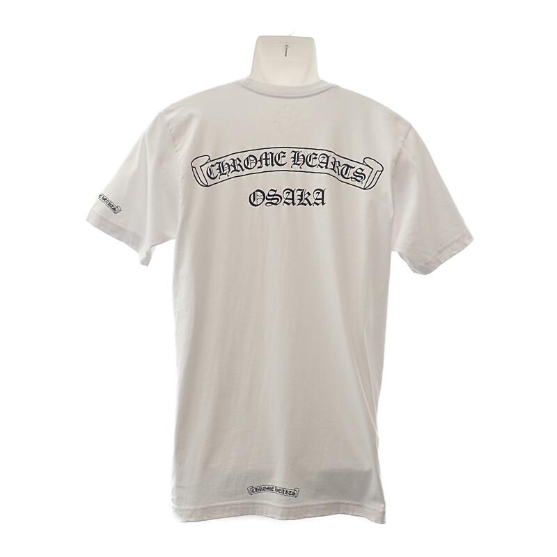 CHROME HEARTS  L Short sleeve T-shirt white cotton mens