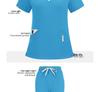 Unisex Breathable Surgical Nurse Uniform - Sweat-Absorbent Medical Scrub Set for Pet Hospital Use