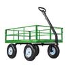 VEVOR Steel Garden Cart, 544 Kg Heavy Duty Pullable Garden Wagon Yard Cart