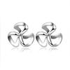 Fashionable Four-Leaf Clover Stud Earrings for Women - Sweet, Hollow Design in Japanese & Korean Style
